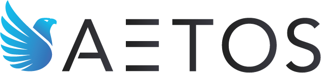 Logo and home page for Aetos